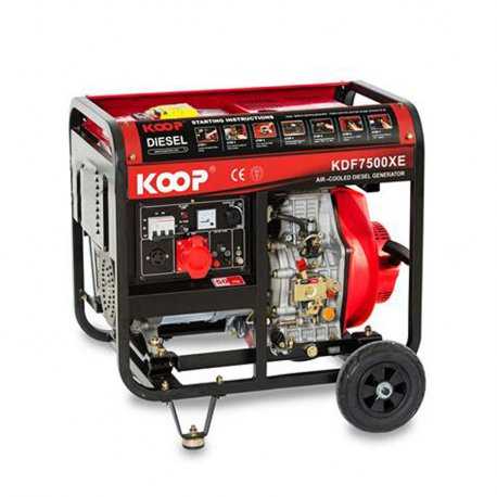 موتور برق دیزلی کوپ مدل KDF7500X/XE