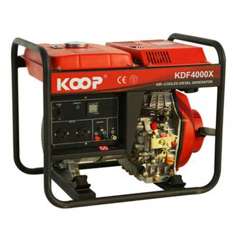 موتور برق دیزلی کوپ مدل KDF4000X/XE
